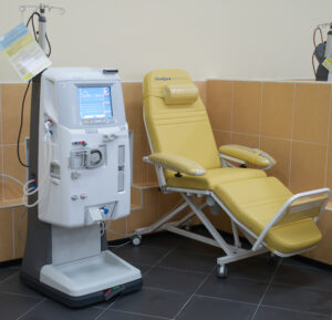 Dialysis treatment machine